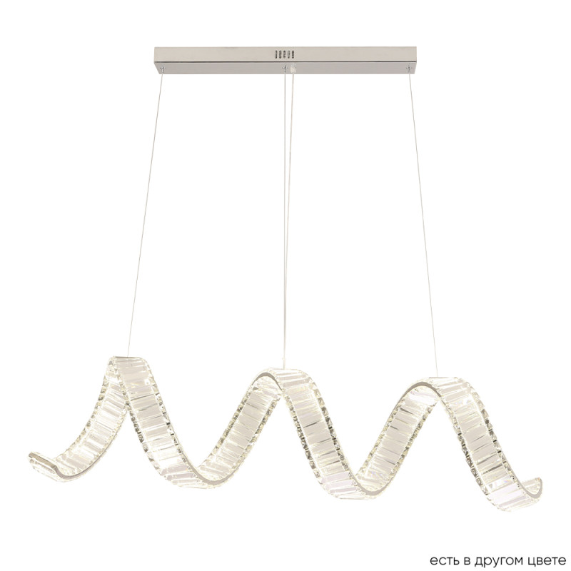 Светильник 120 см, 100W, 4000K, Crystal Lux MUSIKA SP100W LED L1200 CHROME, хром