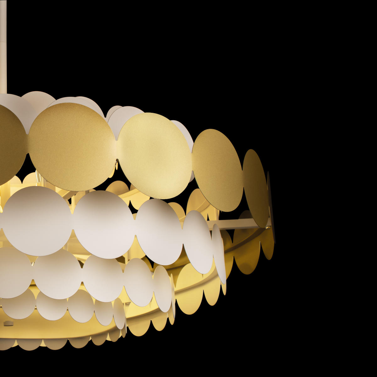 Подвесной светильник 82*32 см, 9*E14*40W LOFT IT Juicy 10310/M Gold золото, белый