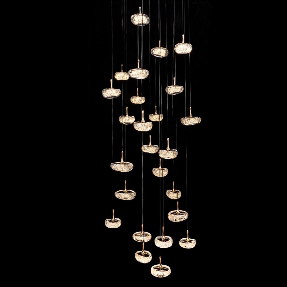 Светильник 80*300 см, *LED*175W, 3000-6000K, Modestyle  MS.6566.25, Чёрный, Золото