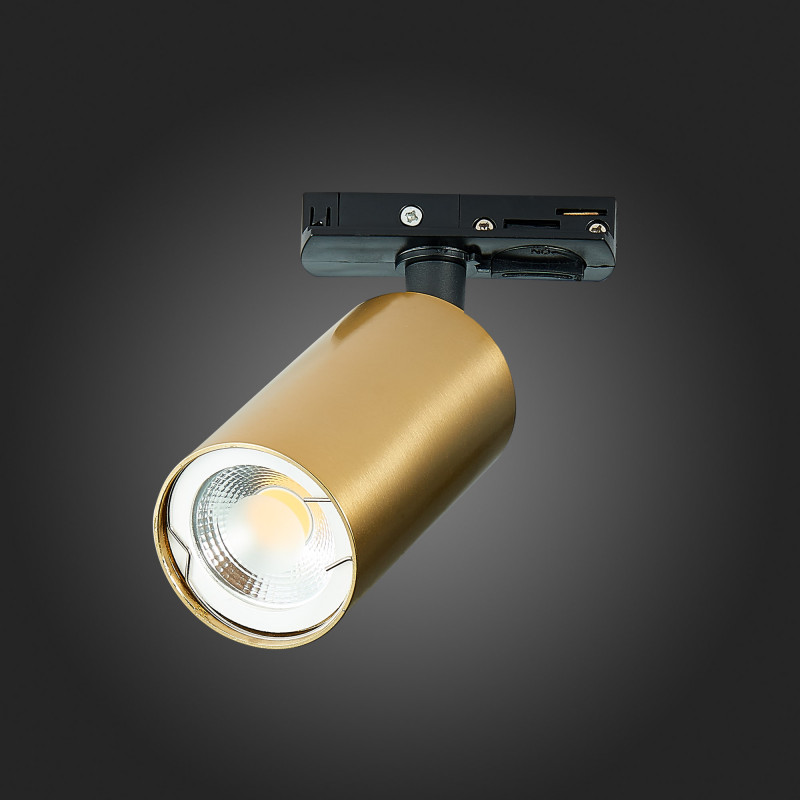 Трековый светильник 10*5 см, 50W, ST LUCE ST300.206.01 Золотистый
