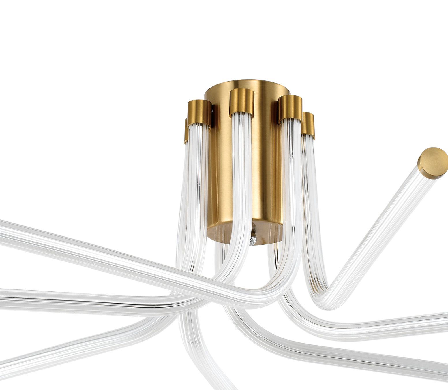 Светильник потолочный 65*29 см, LED 133W 4000K бронза Zortes Lora ZRS.57784.07