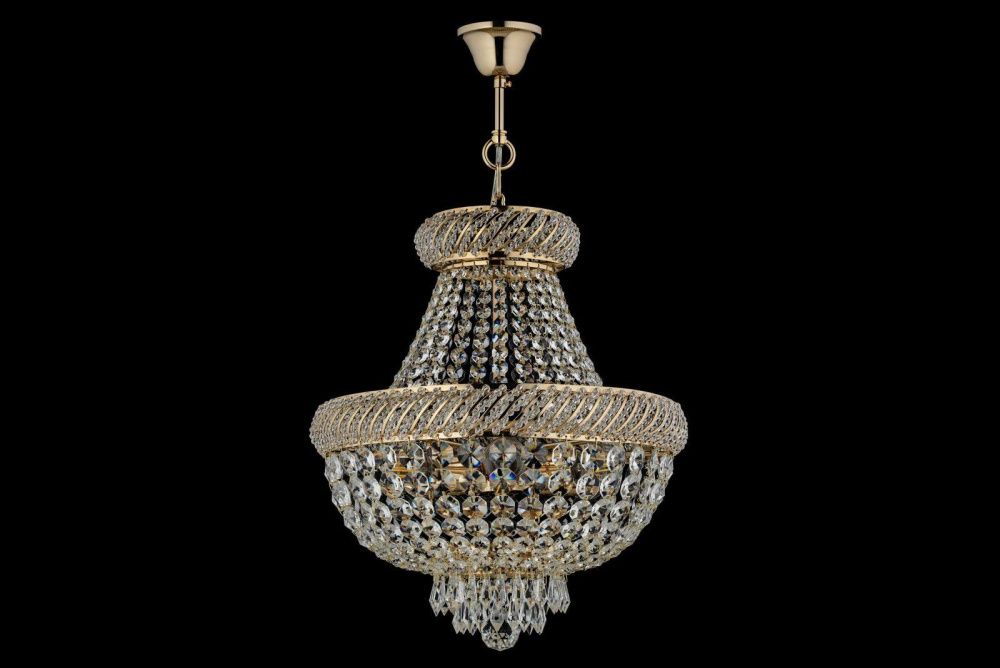 Люстра *35*55 см, 8*E27+E14*60W, Dio D`arte Bari Gold Bari E 1.5.35.103 G, золотой