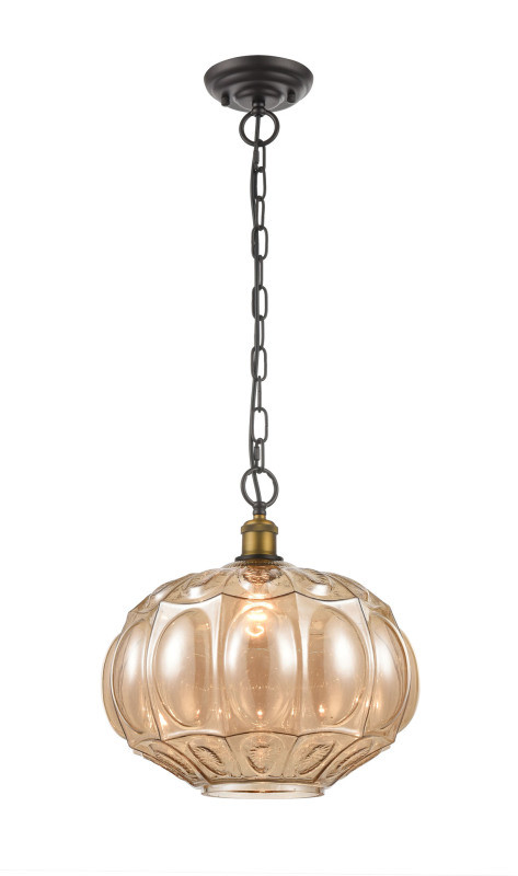 Подвесной светильник  35*155 см, 1*E27 коричневый, бронза Vele Luce Helen VL4266P21