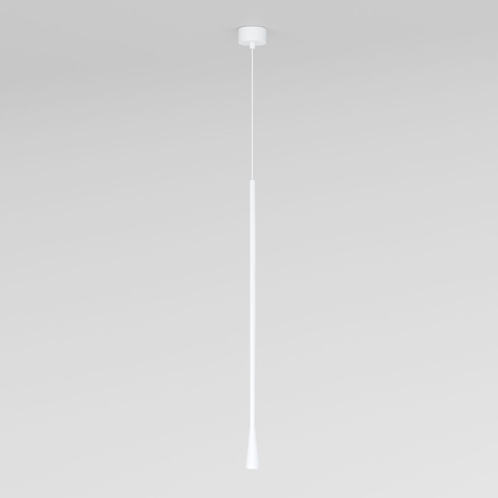 Подвесной акцентный светильник 6*6*140 см, LED, 7W, 3000K, Elektrostandard Vist 50312 LED, белый