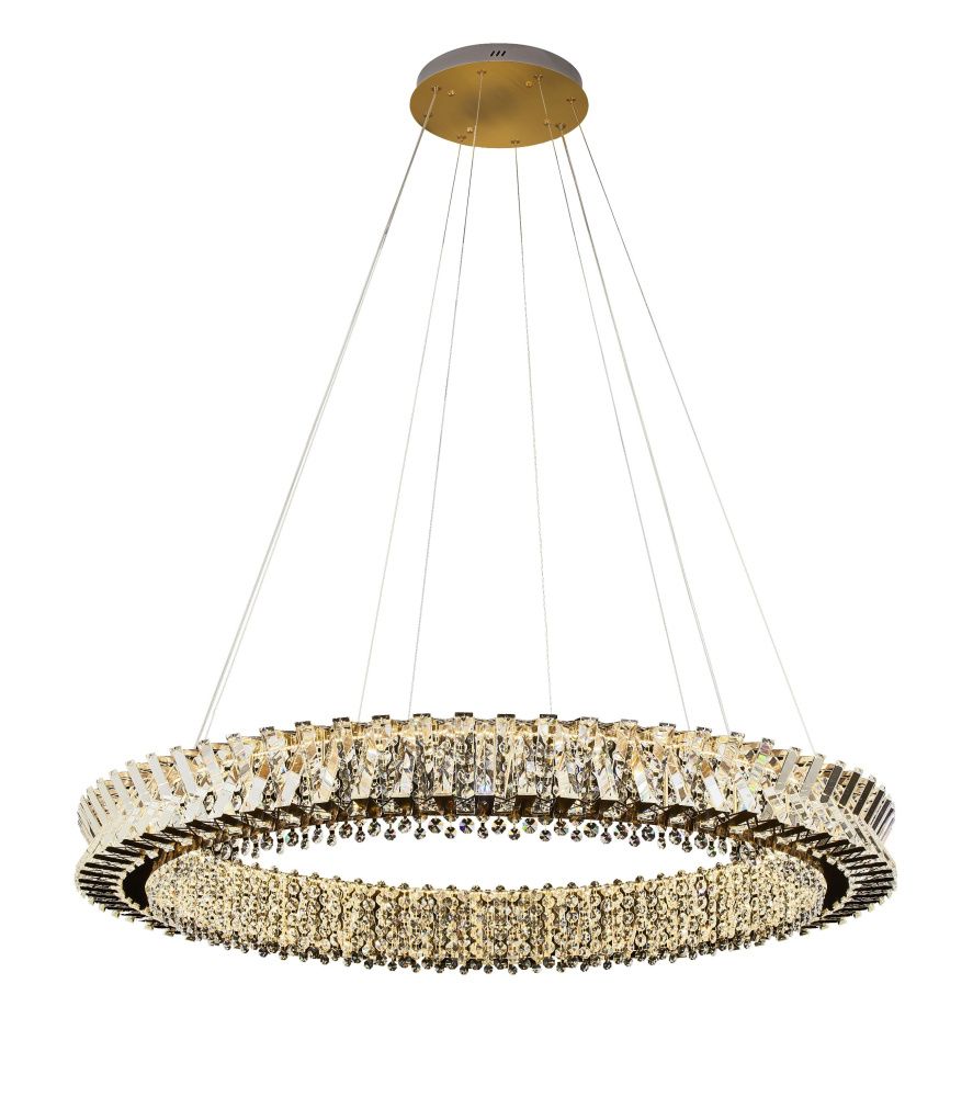 Люстра Ø1100 x H1200, мм, 80W, BRASS(Латунь) NewRgy 107PLSK/D1100BG BRASS