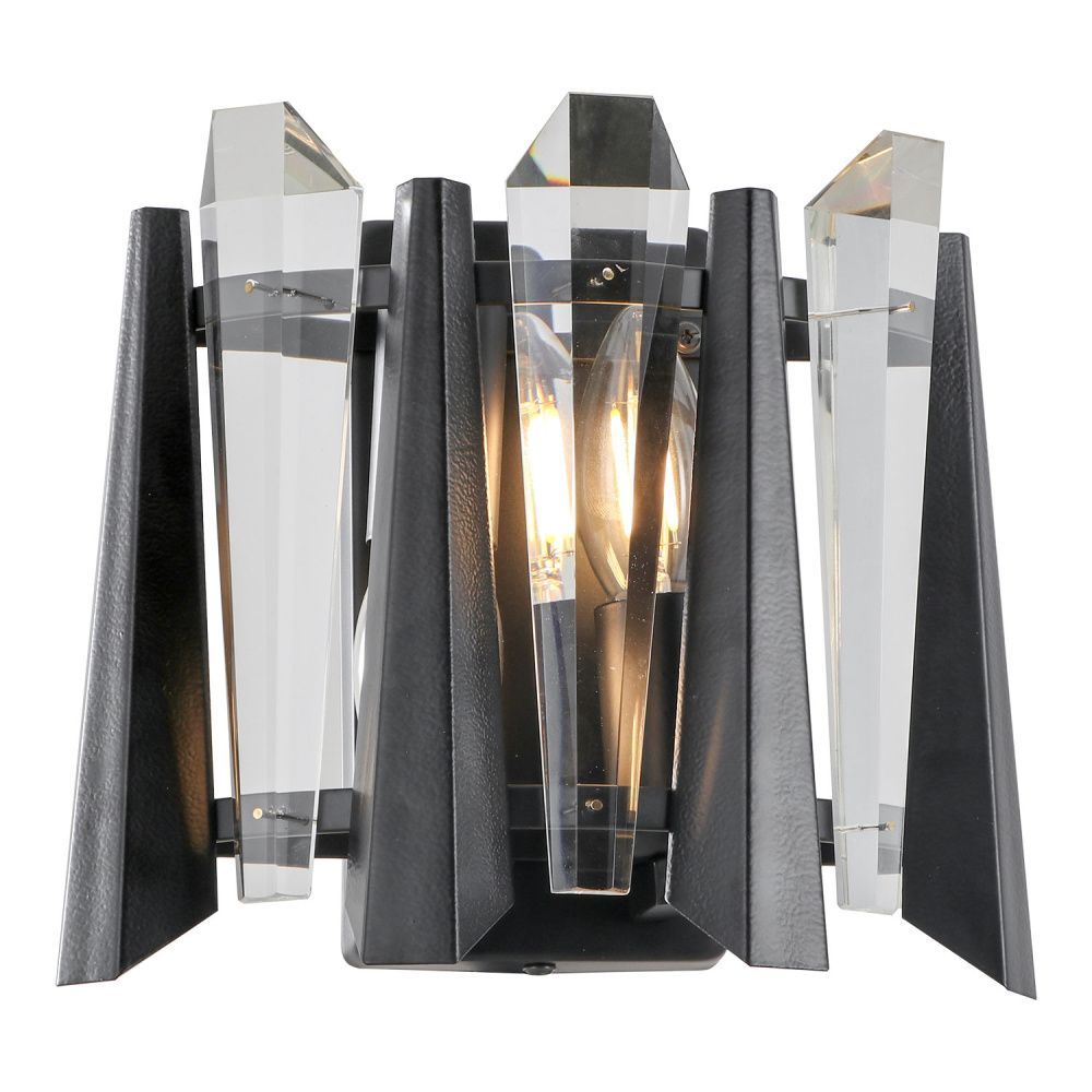 Бра настенное *23*20-20 см, 2*E14*40W, Lussole Nueces LSP-6056, черный