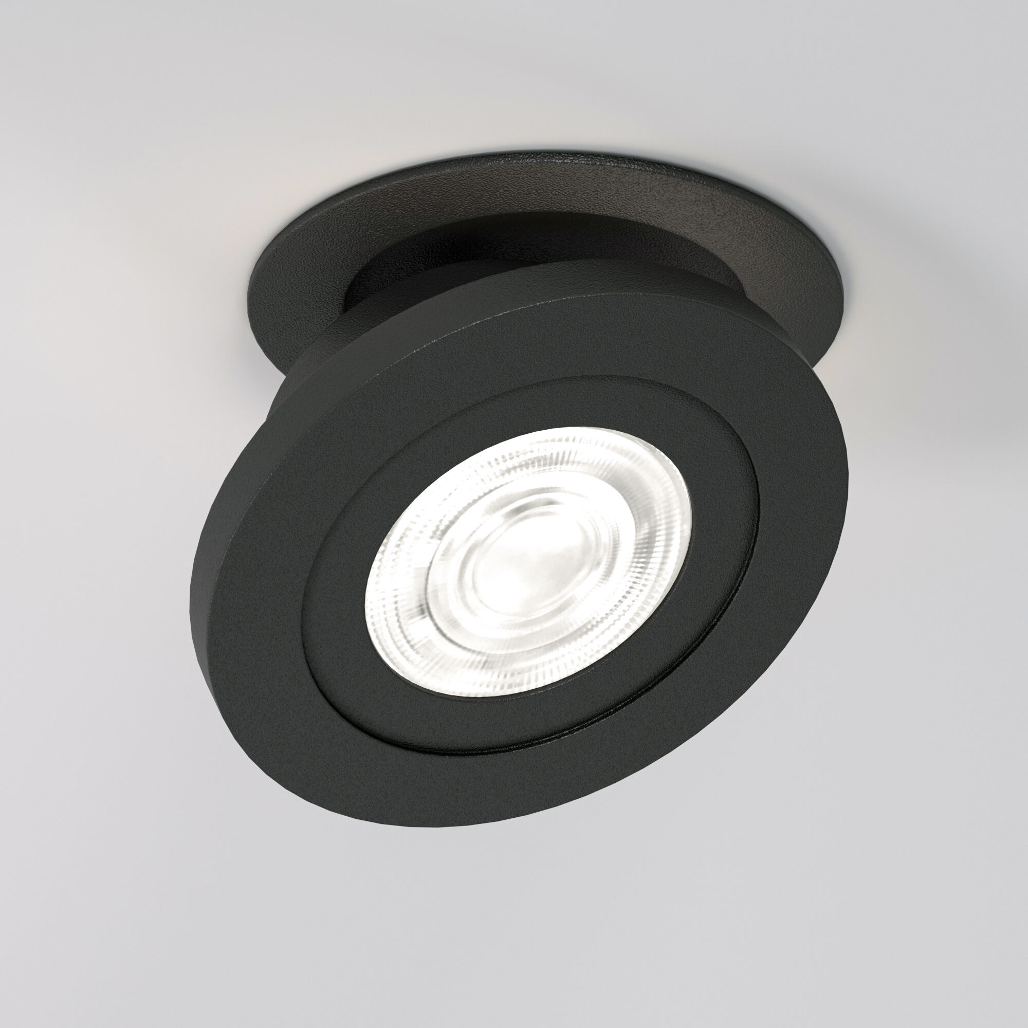 Точечный светильник LED 6W, 4000 К, 9,4*9,4*6,8 см, черный, Elektrostandard Surf 25084/LED