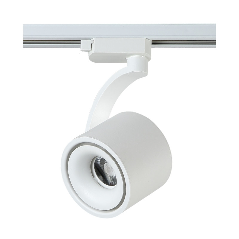Трековый светильник, 10 см, 12W, 3000К, белый, Crystal lux CLT 0.31 004 WH