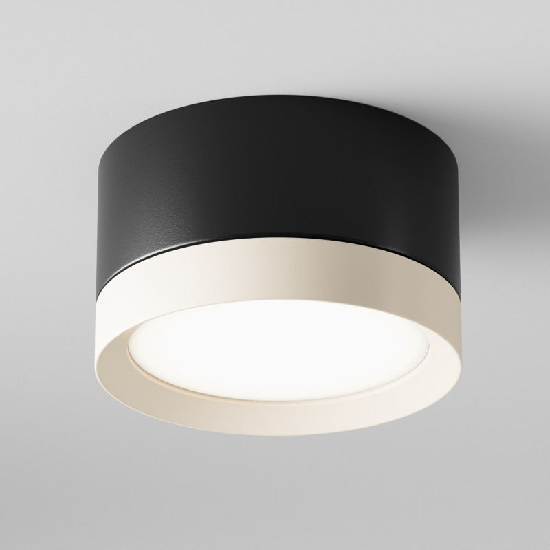 Светильник 9 см, Technical C086CL-GX53-SRD-BW, черный-белый