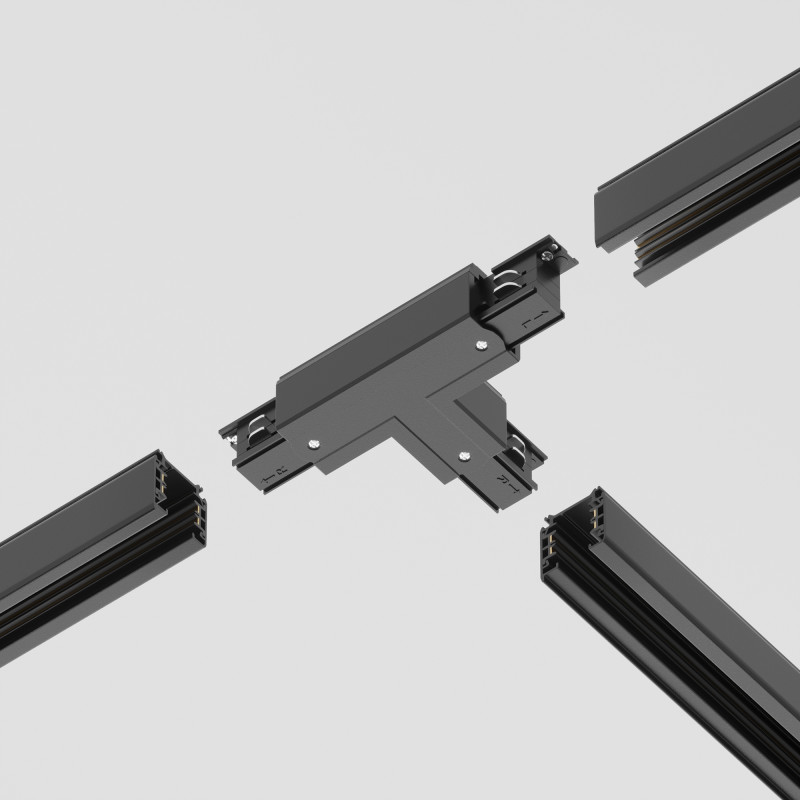 Коннектор для шинопровода Maytoni 3 phase track system TRA005CT-31B-R, черный