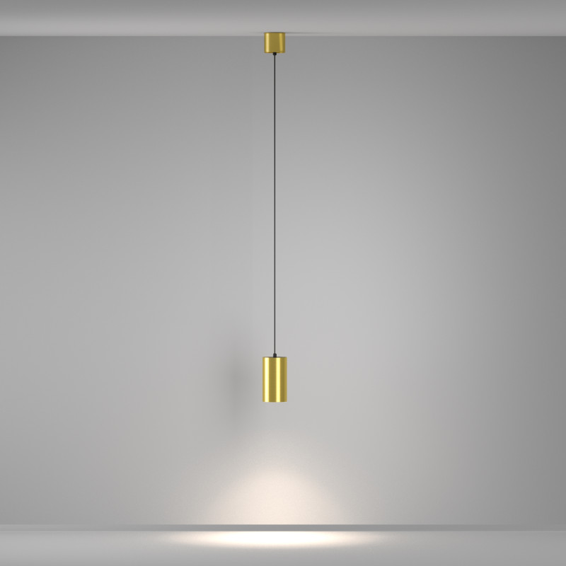Подвесной светильник 8 см, 20W, 4000K, 50°, Maytoni P100PL-20W4K-BS, латунь