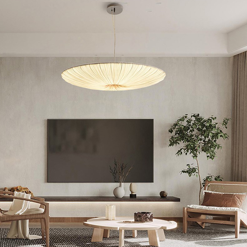 Подвесная люстра Aqua Creations Lighting round D80 80*80*12 см, 1*E27*60W, ImperiumLoft 108168-28, Белый