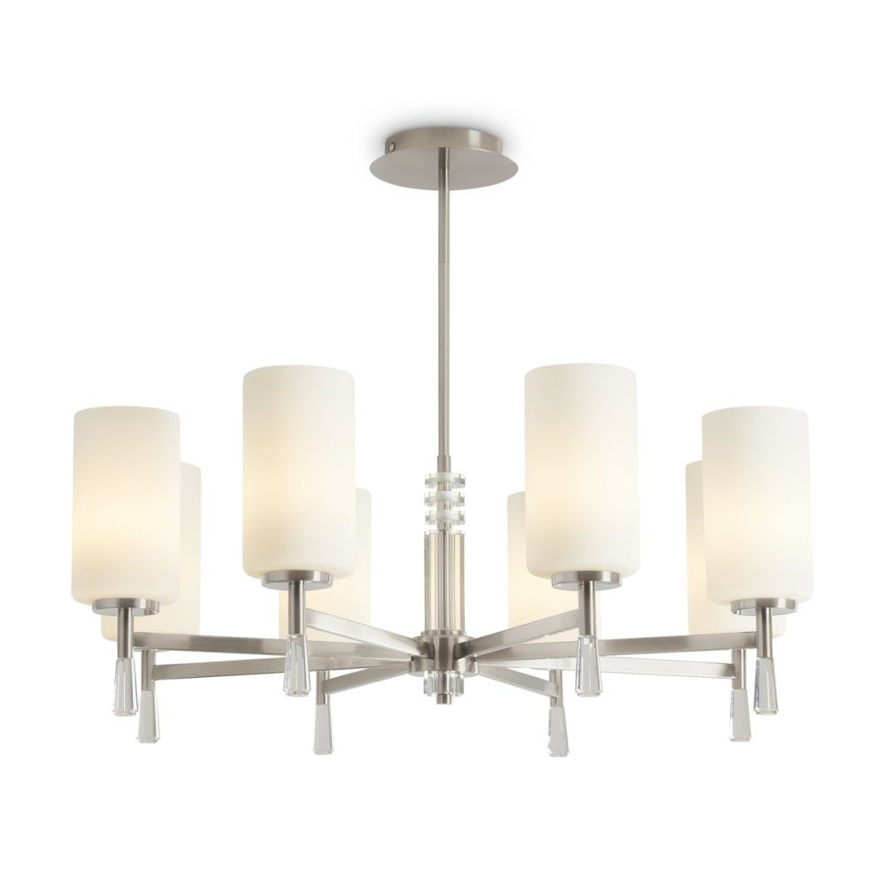 Люстра на штанге 76 см, Freya Chic FR2031PL-08N, никель