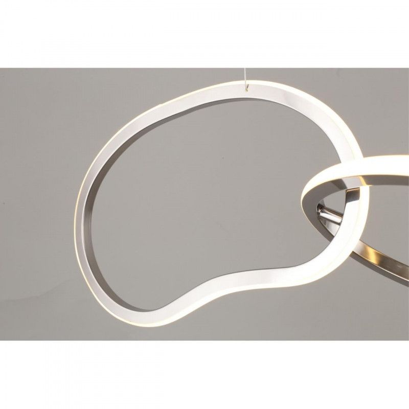 Подвесная люстра 120*27*50-150 см 80W, 3000K, Aployt Pirret APL.046.13.80, хром