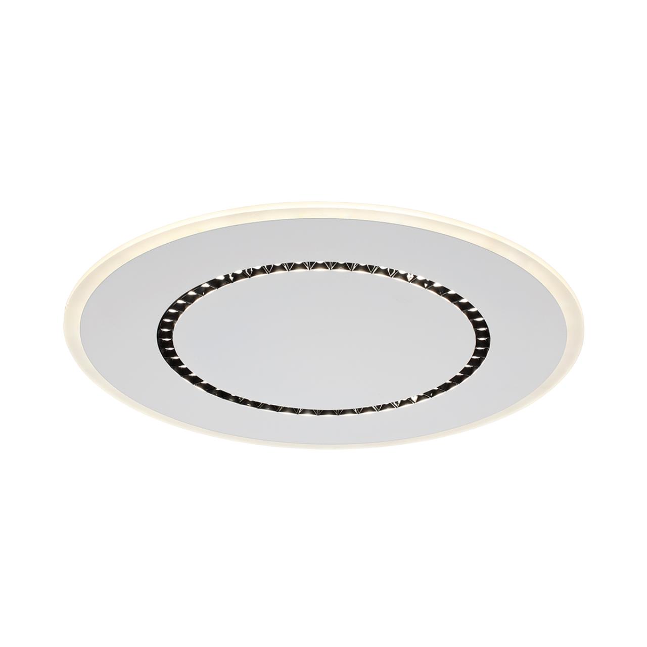 Потолочный светильник *61,8*3,5 см, LED 2*44W, 3000-4300-6350 К, Sonex Cosmo 7663/44L, белый