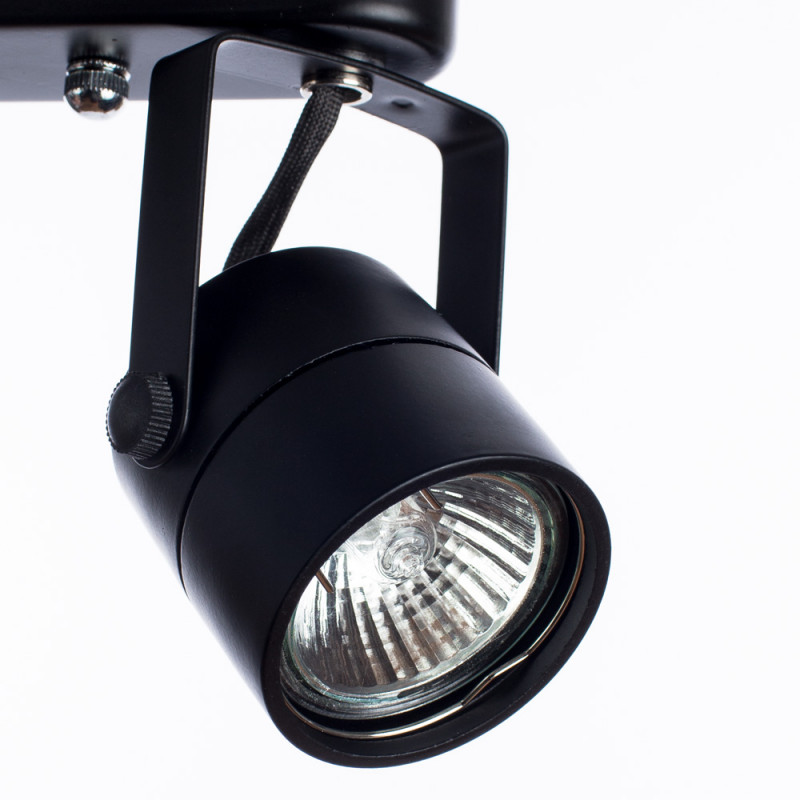 Спот Arte Lamp Lente A1310PL-2BK, черный