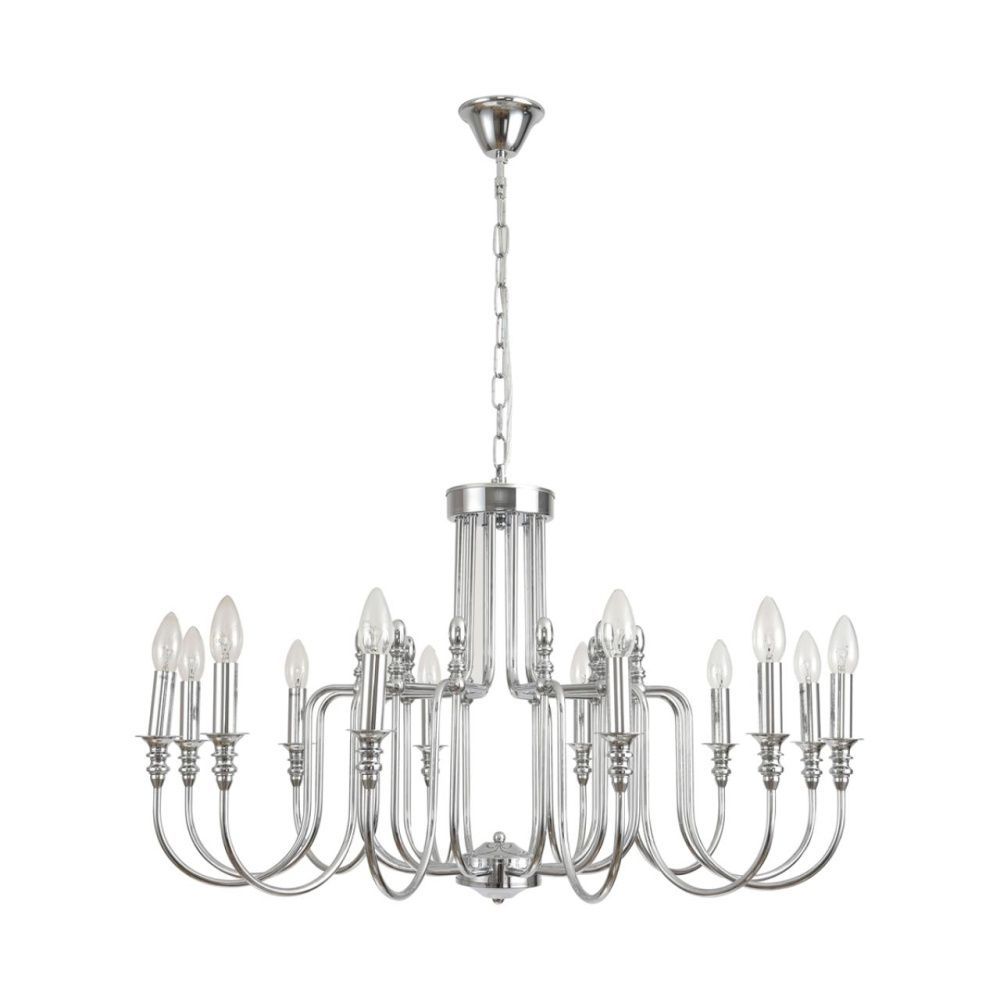Люстра *85*52,5-102 см, 12*E14*40W, Lumion Suana LUM8317/12, хром