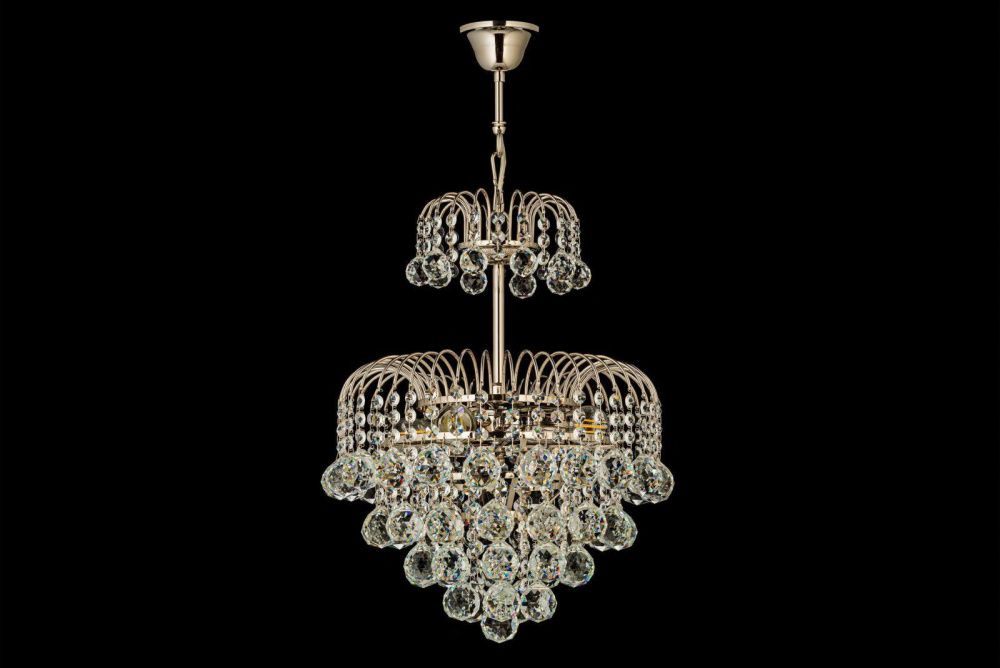 Люстра *40*50 см, 4*E14*40W, Arti Lampadari Bellagio Bellagio E 1.5.40.100 N, Матовый никель