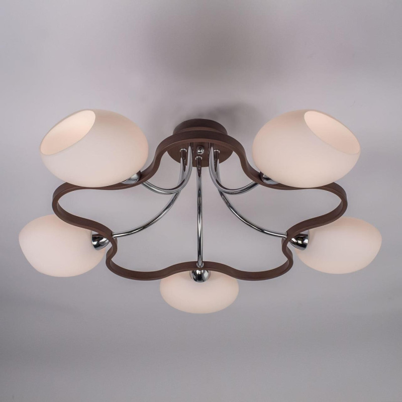 Люстра Citilux CL131151 венге, Е14, 5*60ВТ, 17м2