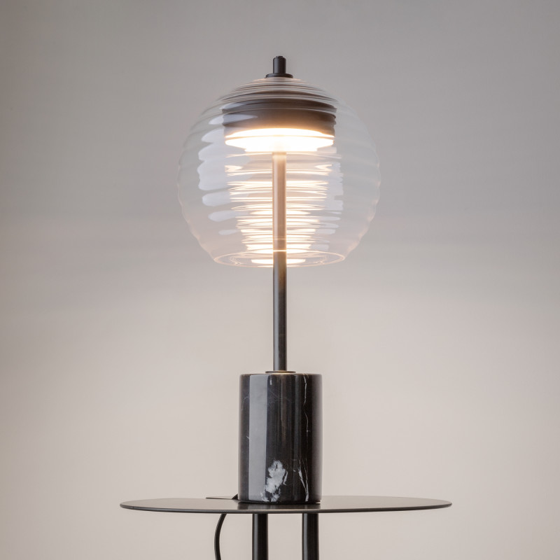 Настольный светильник  20 см, LED 8W, 3000К, Черный Maytoni Rueca P060TL-L12BK