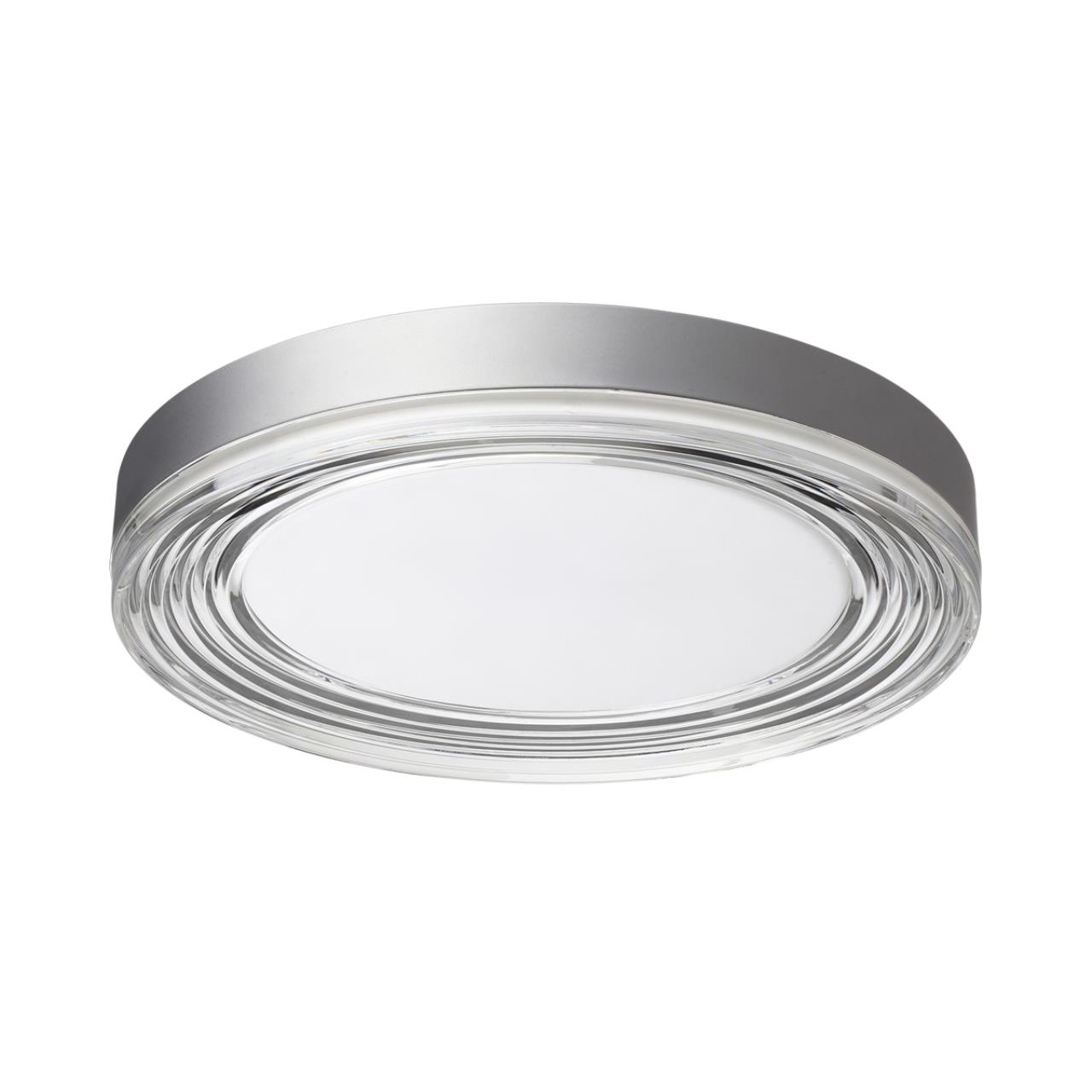 Настенно-потолочный светильник 40*6 см, LED 76W 4000K Sonex Infinita 7728/76L серебро/прозрачный