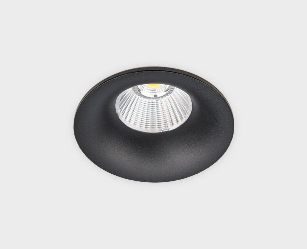 Встраиваемый светильник 8,4*8 см, ITALLINE  IT06-6016 black 4000K