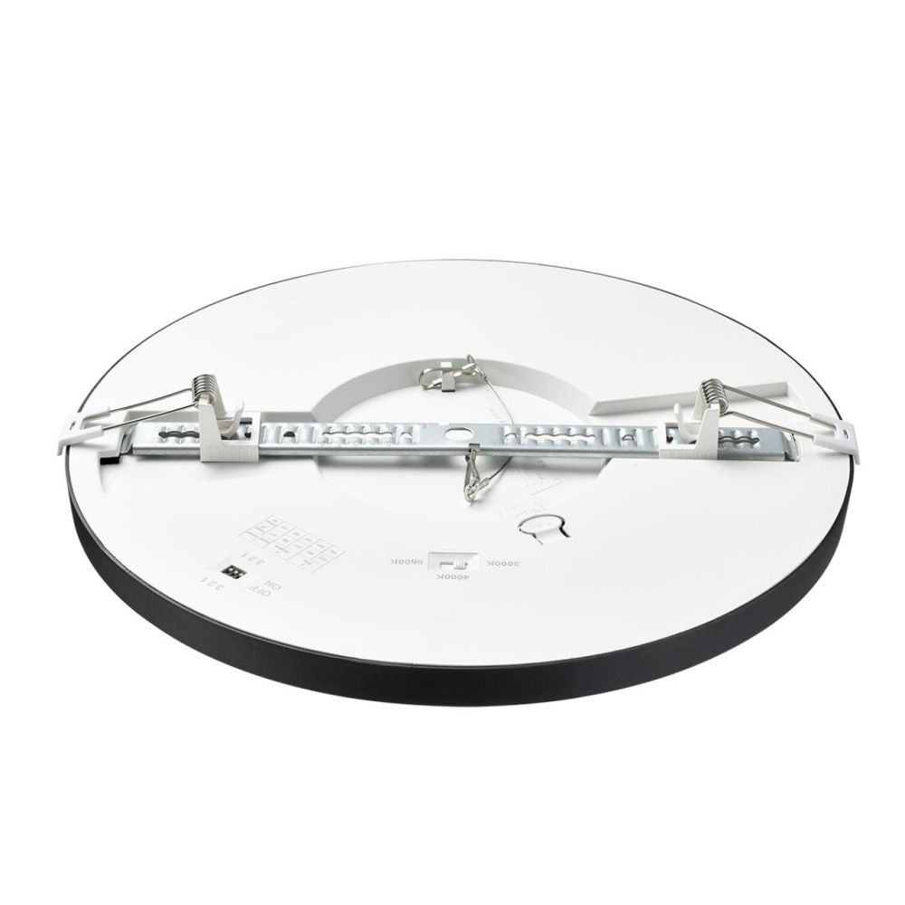 Светильник потолочный *30*1,7- см, 1*LED*24W, 3000/4000/6500K, Sonex Nebula Black SON7788/24L, белый