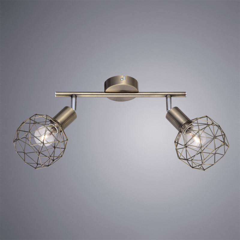 Спот с двумя лампами  Arte Lamp SOSPIRO A6141AP-2AB, бронза
