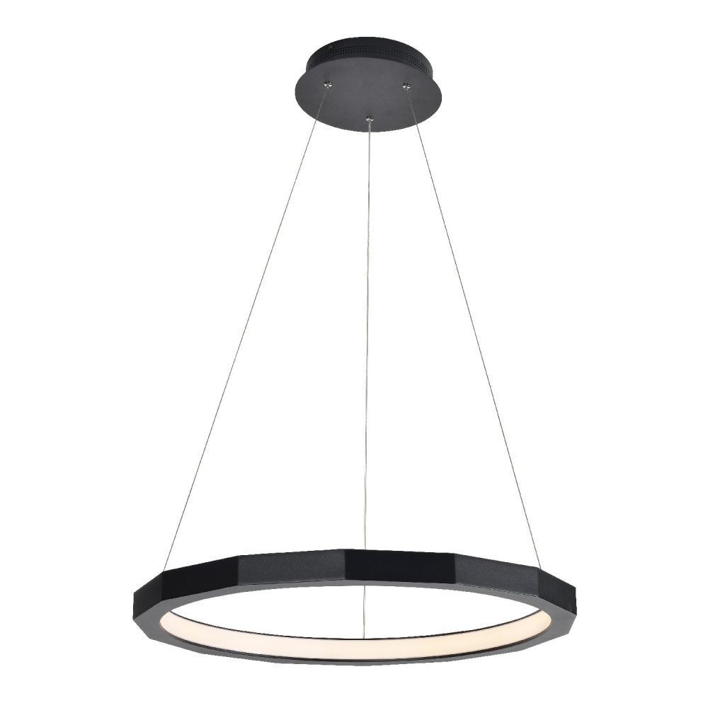 Люстра 60*60*129 см, 1*LED*34W, 3000K Gerhort G51248/1BK, Черный
