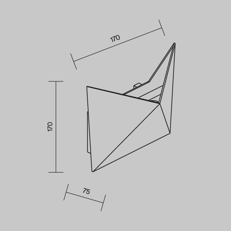 Уличный светильник Maytoni Beekman O802WL-L7B, черный/матовый