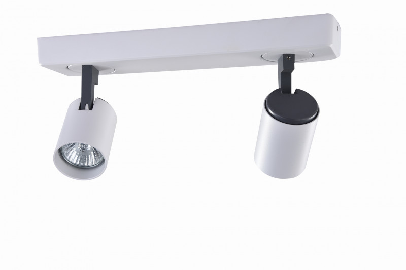 Спот 7*32*13 см, 2*GU10 белый, графитовый Vele Luce Lexi VL8071S02