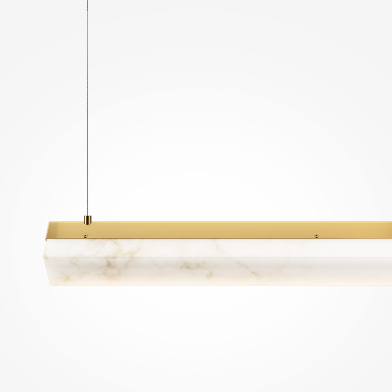 Подвесной светильник 100*8,5*316,2 см, LED, 35W, 3000К, Maytoni Petra MOD250PL-L36BS3K латунный