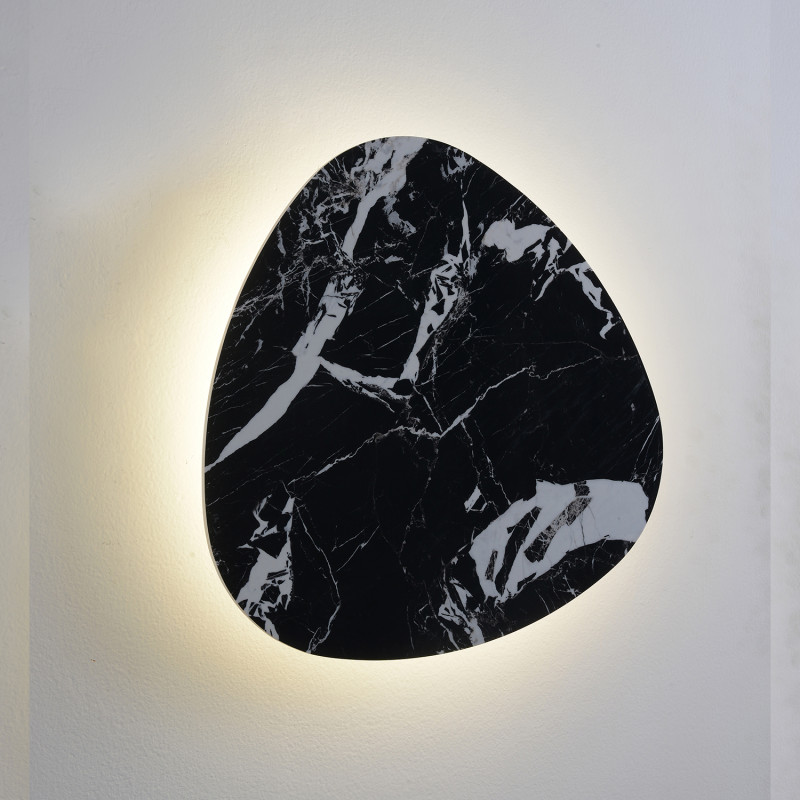 Бра 46 см, 12W, 4000K, Crystal Lux BILBAO AP12W LED D500 BLACK, черный