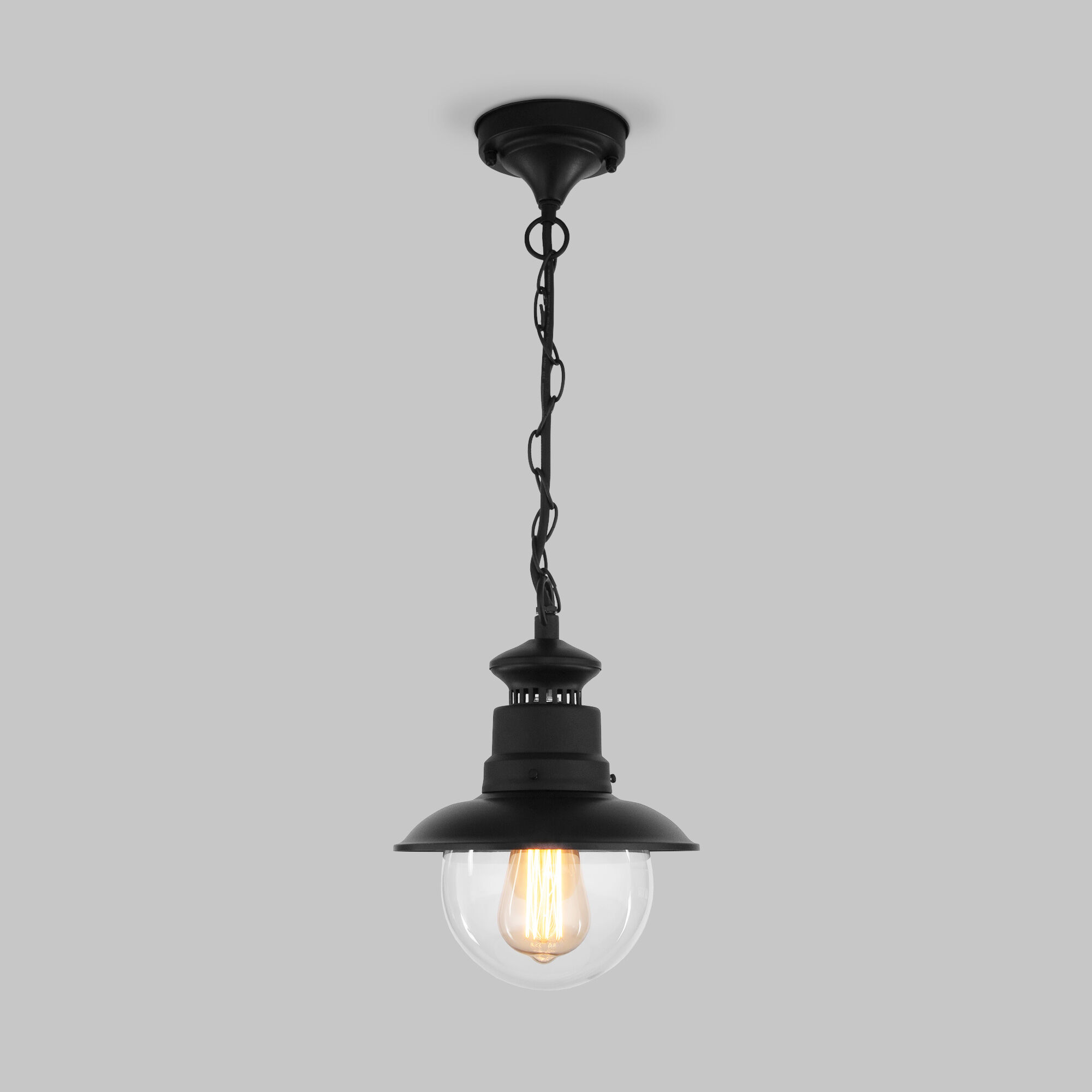 Talli H черный уличный подвесной светильник IP44 GL 3002H Elektrostandard