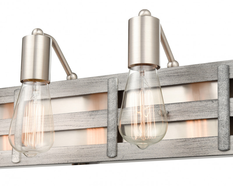 Бра 12*58*18 см, 3*E27 античный серый Vele Luce Shield VL6385W03