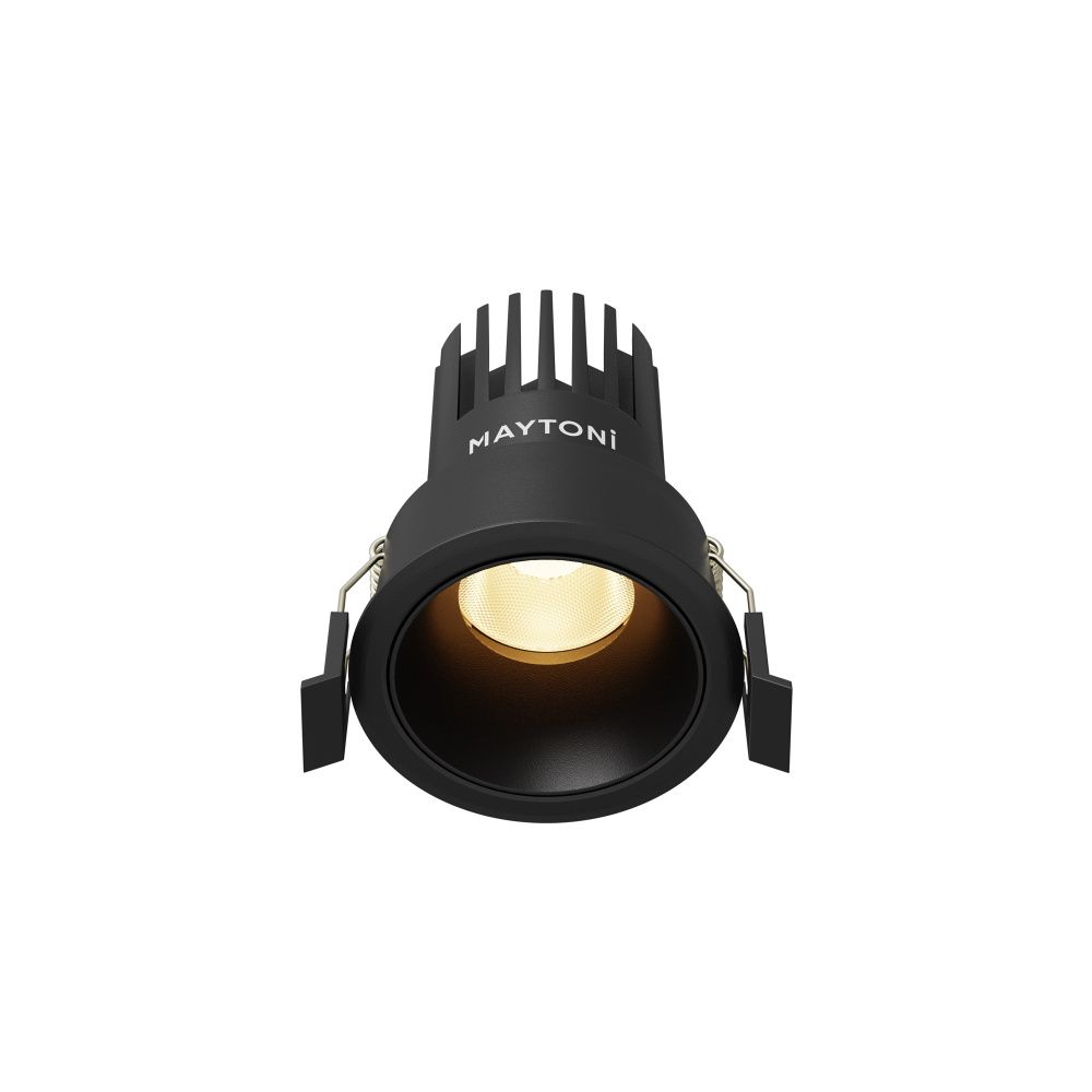 Встраиваемый светильник  DL115-10W-2.7K-B **-8,2 см, *LED*10W, K, Maytoni technical Dip DL115-10W-2.7K-B, Черный