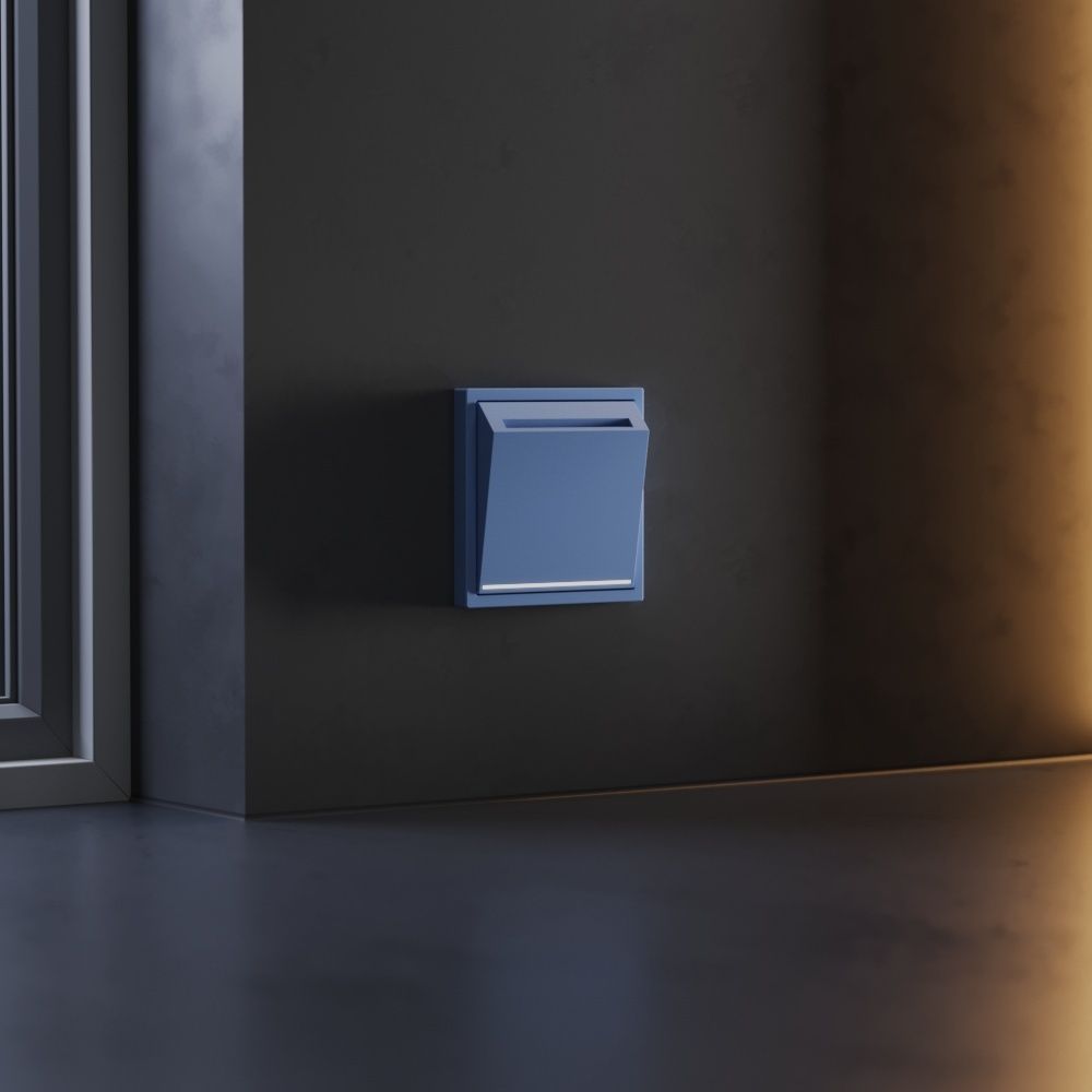 Накладка для выключателя карточного, S70, деним Voltum VLS002615