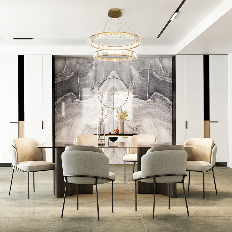 Каскадная люстра 100*100*150 см LED, 90W, 3000К, Maytoni Krone P097PL-L90BS3K латунный
