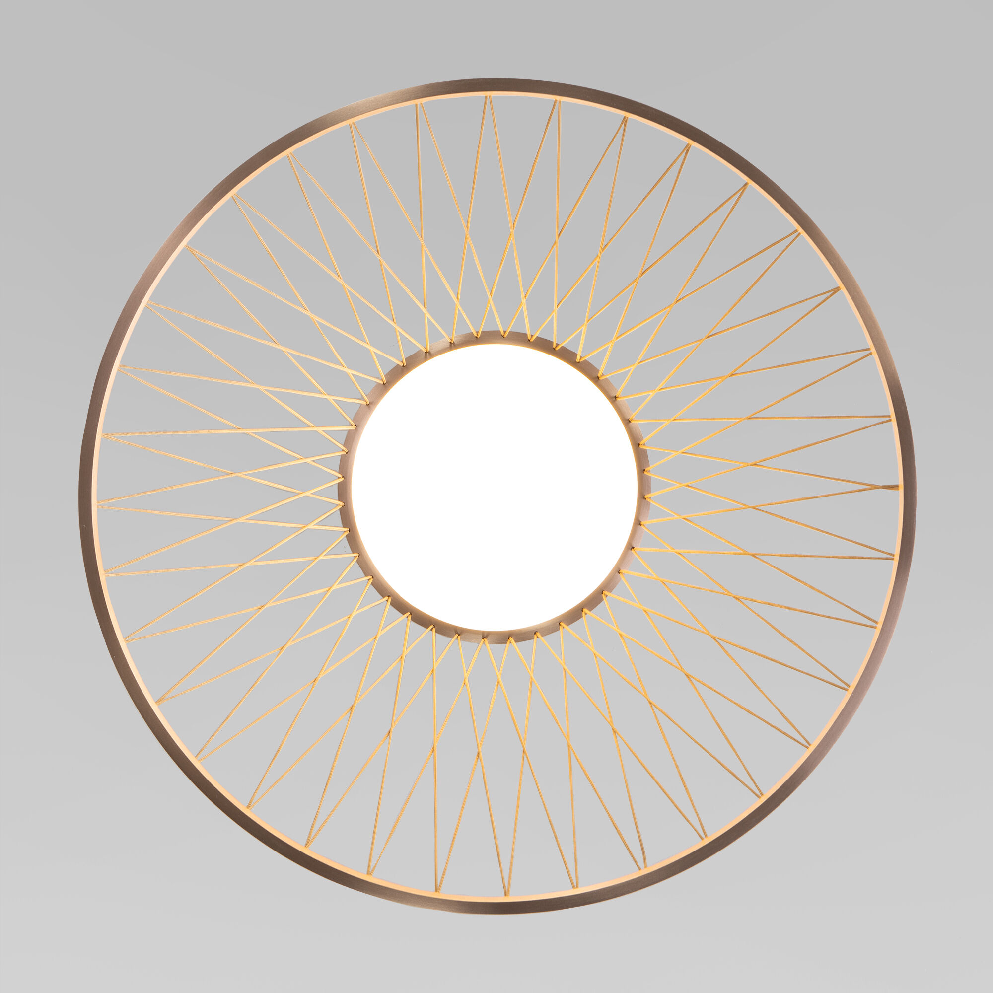 Светильник 60*60*33 см, LED*40W, 3000K, Eurosvet Cesta 40019/1 LED, коричневый, a069291