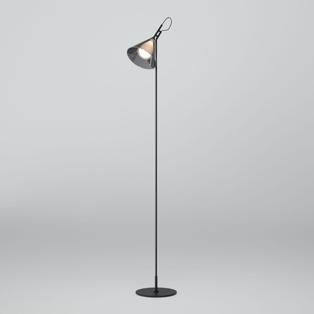 Напольный cветильник 26,5*23*150- см, 1*G9*20W, Eurosvet Enigma, 01187/1 черный, 4690389210167