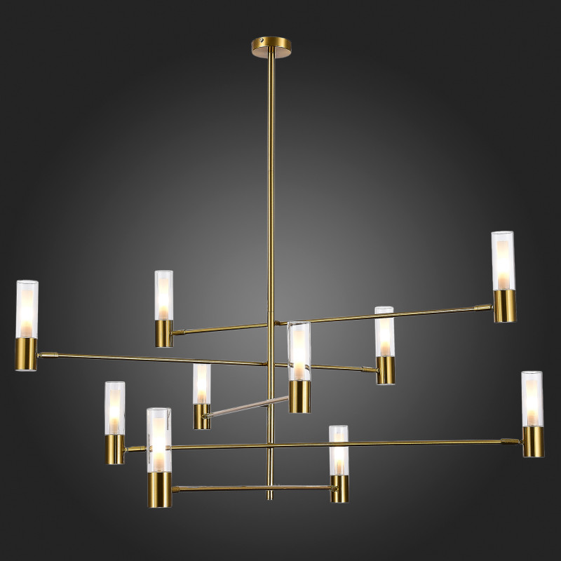 Люстра потолочная 125 см, 4000K, St luce Vitra SL1239.303.10 Латунь
