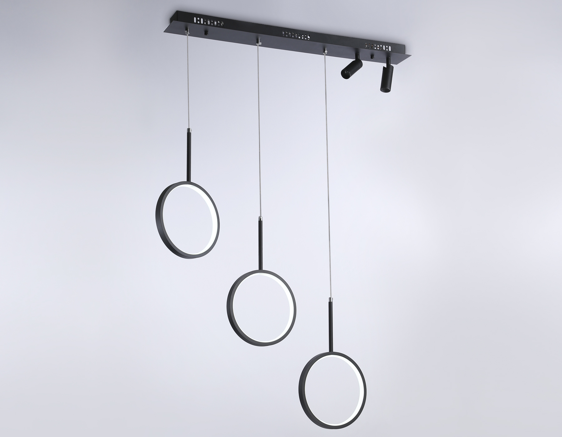 Светильник подвесной 80*2*36,3*120 см, LED 85W, 3000К, черный Ambrella Comfort LineTech FL5278