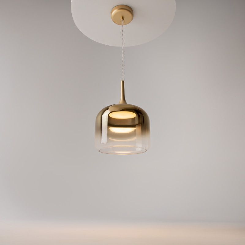 Подвесной светильник 26*26*339,5 см, LED*12W, 3000K, Maytoni Spirito MOD286PL-L18G3K, золотой