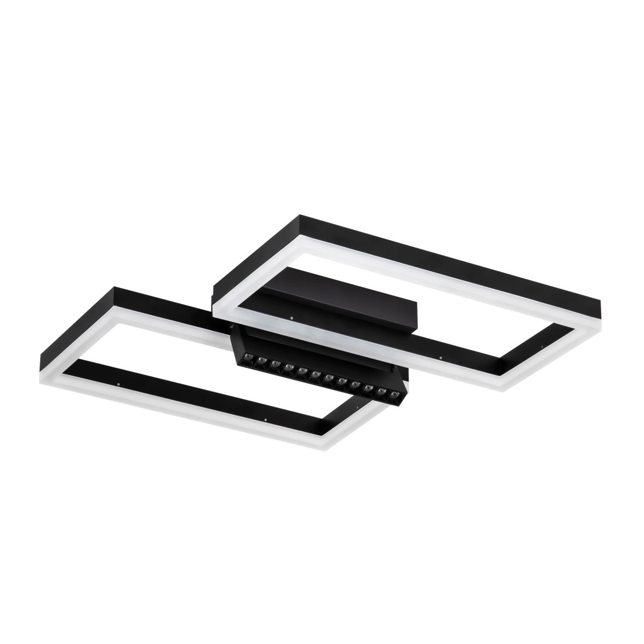 Светильник 50*46*12 см, LED 60W, 3000 / 6000K, Черный LED4U L1034-500