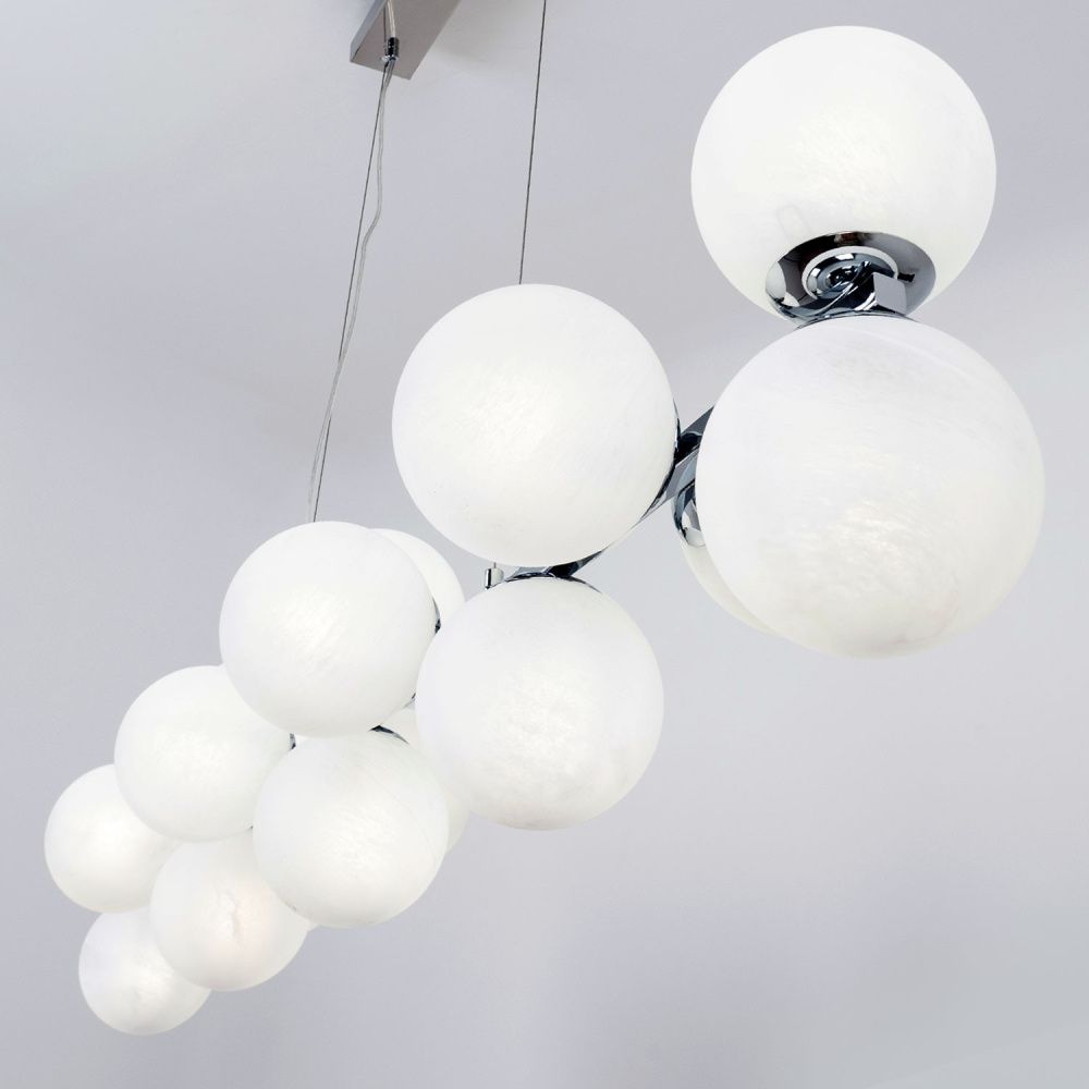 Подвесной светильник 28*125*80/120 см 18*Е14 MODESTYLE MS.6117.18 CR хром