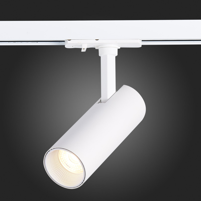 Трековый светильник 14*5 см, 10W, 3000K ST LUCE ST350.536.10.36 Матовый белый