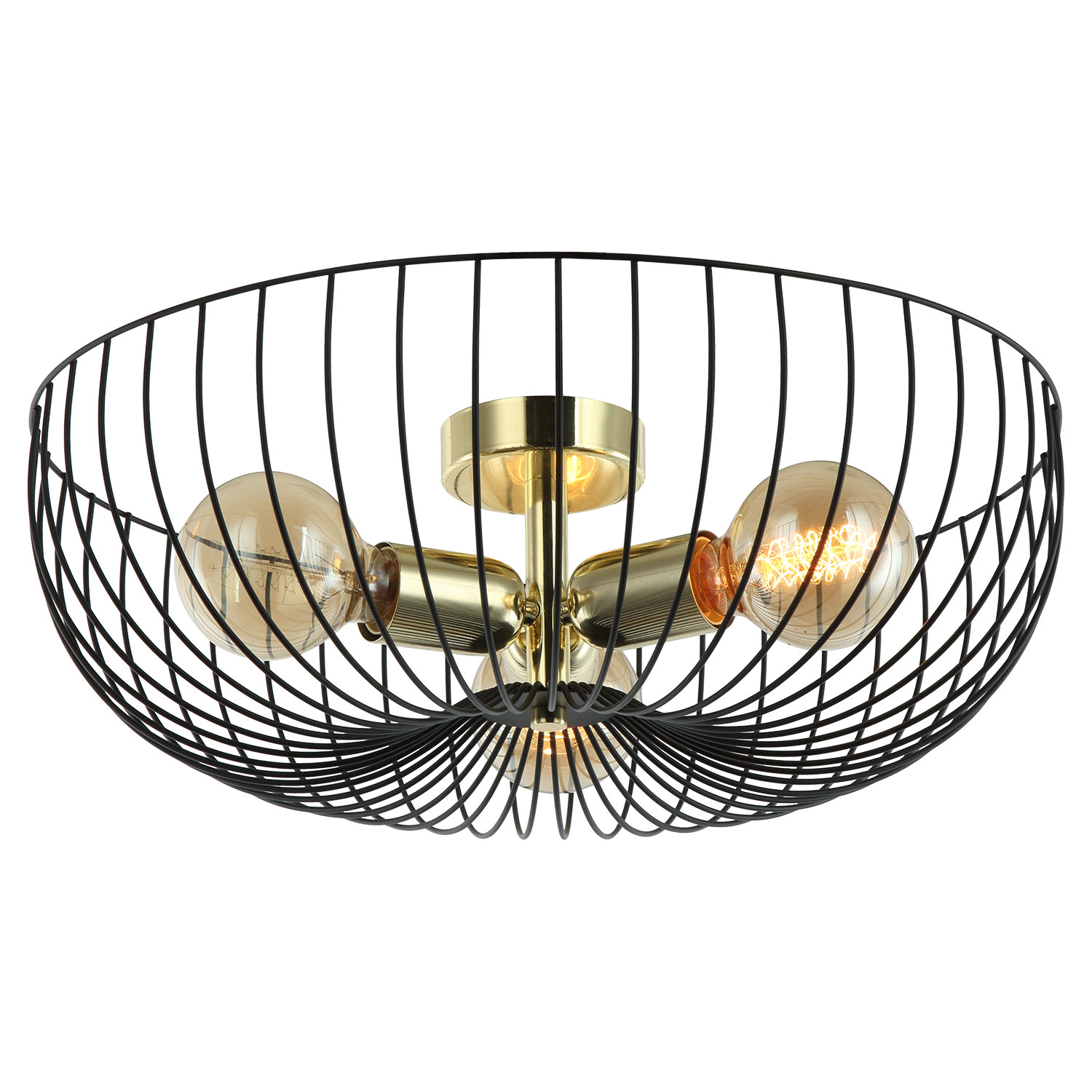 Потолочный светильник Lussole Brooks GRLSP-8251, 45*16 см, черный