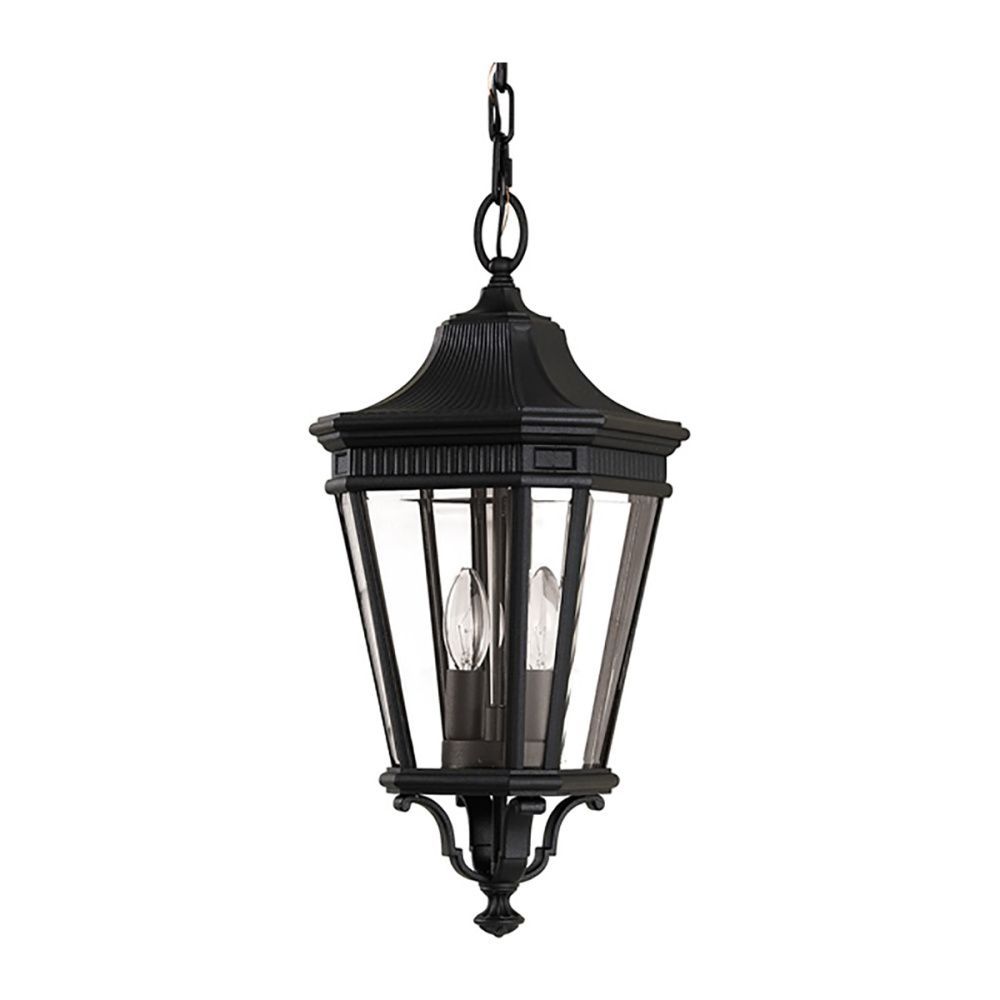 Подвесной фонарь *23*72-115 см, E14*60W, Natural Concepts Feiss Cotswold Lane FE-EB2-M-BRB, черный и шампанская бронза