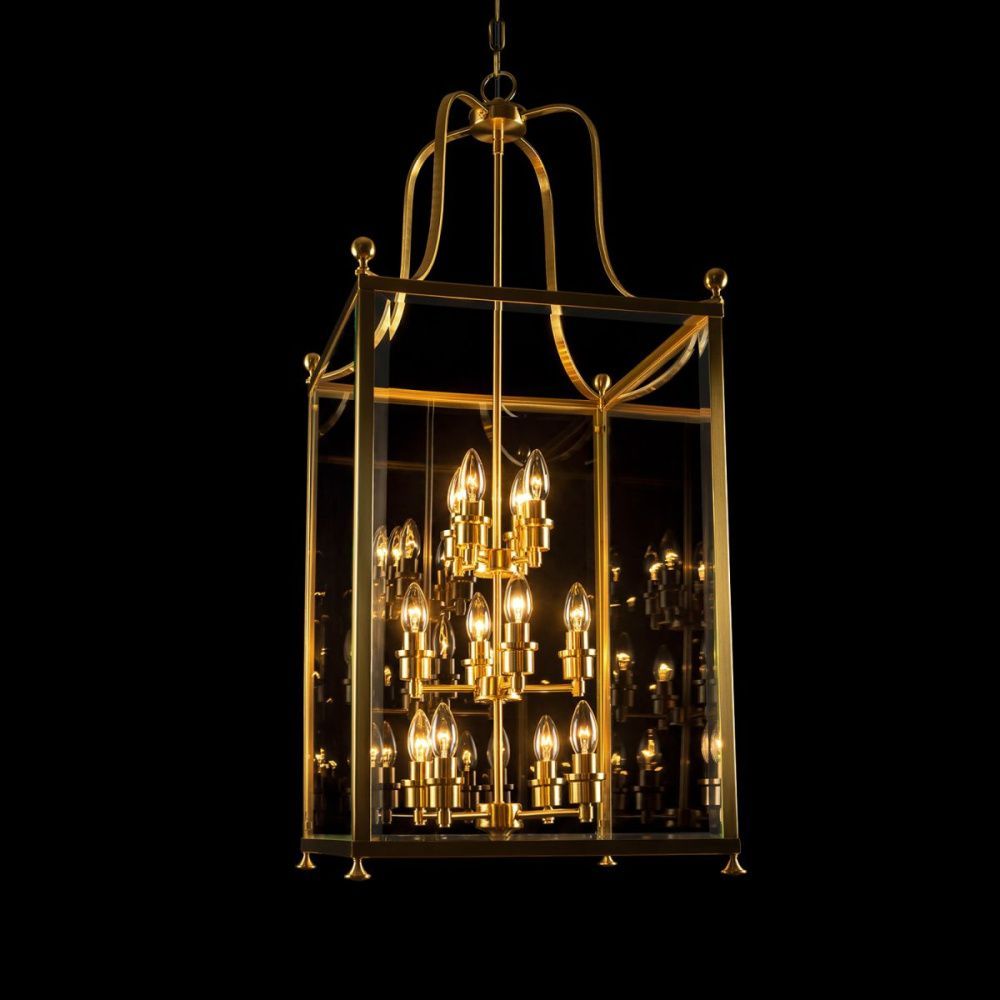 Подвесная люстра 46 см, Loft IT Noble 10591/12 AB, бронза