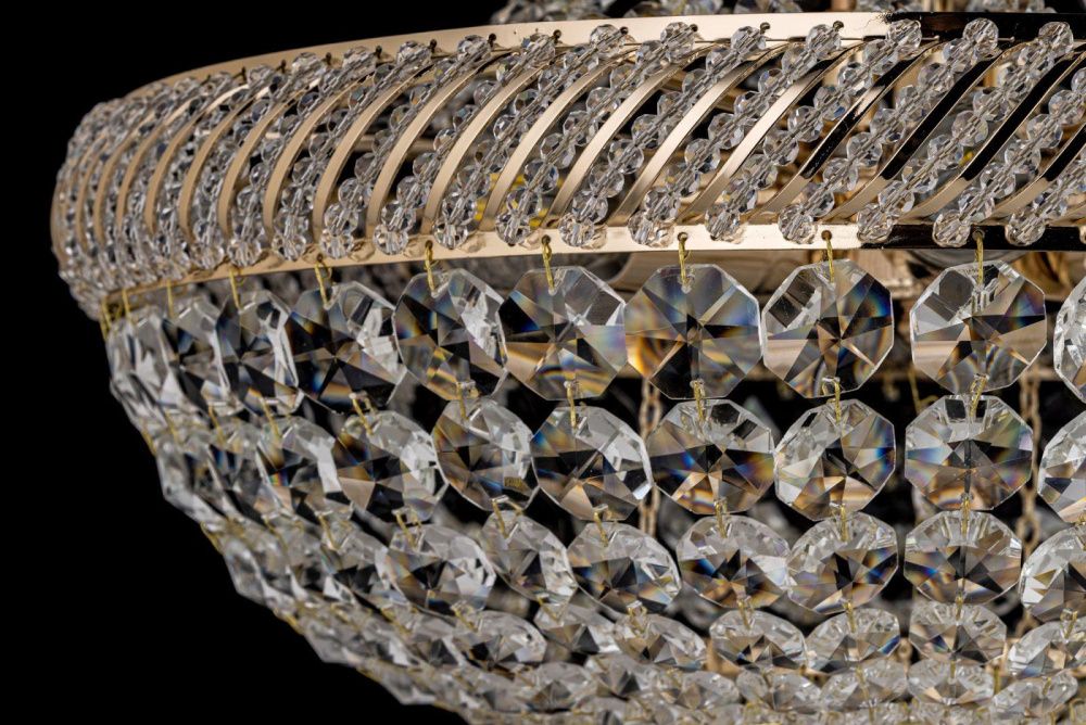 Люстра подвесная *45*55 см, 5*E27*60W, Arti Lampadari Palermo Palermo E 1.5.45.600 G, Золото